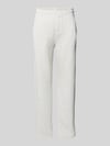 PEGADOR Straight Fit Sweatpants mit Logo-Stitching Hellgrau Melange