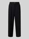 s.Oliver RED LABEL barrel fit broek met viscose Zwart