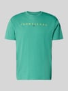 Tommy Jeans Regular Fit T-Shirt aus reiner Baumwolle Gruen