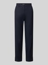 CAMBIO Leinenhose mit Baumwoll-Anteil Marine