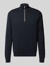 ONLY & SONS troyer o kroju regular fit z czystej bawełny model 'TING' Granatowy