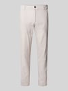 JACK & JONES Tapered fit chino met steekzakken, model 'STACE' Offwhite gemêleerd