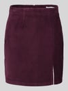 VERO MODA Nauwsluitende minirok van katoenmix model 'LULA' Donkerrood