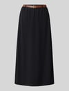 VERO MODA Maxi-Rock aus Baumwoll-Mix Modell 'LUNA' Black