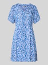 ONLY Minikleid aus reiner Viskose Modell 'EVIDA' Bleu