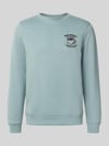 Blend Sweatshirt mit Motiv-Stitching Modell 'HIFOLO' Mint