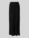 Topshop Maxirock aus Viskose-Mix mit Strukturmuster Modell 'THEA' Black