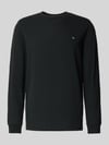Christian Berg Men Pullover mit Label-Patch Black