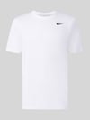 Nike Training T-Shirt mit Logo-Print und Rundhalsausschnitt Weiss