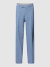 Carl Gross Regular Fit Bundfaltenhose mit Woll-Anteil Modell 'Sendrik' Blau