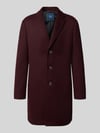 MCNEAL Relaxed Fit Mantel aus reiner Baumwolle Modell ‘AMSTERDAM‘ Bordeaux