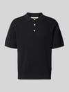 Casual Friday regular fit poloshirt met labeldetail model 'ISAKSSON' Marineblauw