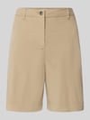 Tommy Hilfiger regular fit korte chino van mix van katoen en lyocell Zand