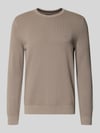 Marc O'Polo regular fit pullover van puur katoen Olijfgroen