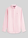 Tommy Hilfiger Regular Fit Freizeithemd aus reinem Leinen Rosa