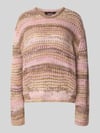 JJXX Strickpullover mit Rundhalsausschnitt Modell 'SIMONE' Rosa