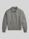 Polo Ralph Lauren Loose Fit Pullover aus Woll-Mix mit Kaschmir-Anteil Graphit Melange