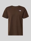 The North Face Regular Fit T-Shirt mit Rundhalsausschnitt Modell 'EVOLUTION' Dunkelbraun