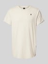 G-Star RAW T-Shirt mit Label-Detail Offwhite Melange