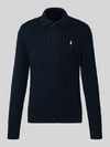 Polo Ralph Lauren Regular Fit Strickjacke aus reiner Baumwolle Marine
