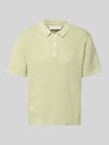 Casual Friday regular fit poloshirt met labeldetail model 'ISAKSSON' Lindegroen