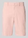 Tommy Hilfiger Regular Fit Bermudas aus Baumwoll-Mix Rosa
