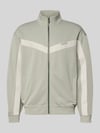 HUGO Relaxed Fit Sweatjacke mit Baumwoll-Anteil Modell 'DARTI' Mint