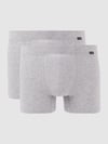 HANRO Trunks mit Label-Detail im 2er-Pack Hellgrau