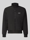 JACK & JONES Regular Fit Bomberjacke mit Logo Modell 'BROOKLYN' BLACK