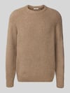ONLY & SONS Relaxed Fit Strickpullover aus Baumwoll-Mix Modell 'DALE LIFE' Hellbraun