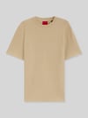 HUGO Regular Fit T-Shirt aus Baumwoll-Mix Beige