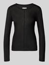 MYON Longsleeve in semi-transparenter Optik Black