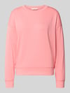 MSCH Copenhagen sweatshirt van Viscosemix met Ronde hals model 'Ima' Felroze