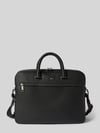 BOSS Torba na laptop z detal z logo model 'Ray' Czarny