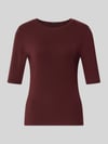 OPUS Slim Fit t-shirt met wol model 'Sorela' Bordeaux