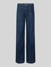 REVIEW Wide Leg Jeans mit aufgesetzten Taschen Dunkelblau