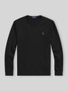 Polo Ralph Lauren Regular Fit Langarmshirt aus reiner Baumwolle Modell 'PIMA' Black