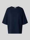 Christian Berg Woman relaxed fit pyjamabovendeel met ronde hals Donkerblauw