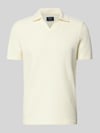 MCNEAL Regular Fit Poloshirt aus Baumwoll-Mix Ecru