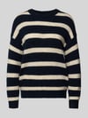MSCH Copenhagen Gebreide pullover met wol, model 'Festina' Marineblauw