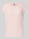 VERO MODA Relaxed Fit T-Shirt aus Lyocell-Mix Modell 'AVA' Rosa