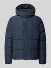 Superdry Kurtka pikowana z kapturem i zamkiem błyskawicznym Ciemnoniebieski melanż