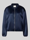 Tom Tailor Regular Fit Blouson mit College-Kragen Dunkelblau