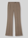 BOSS Wide Leg Hose aus Viskose-Mix Modell 'Talia5' Taupe