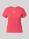 REVIEW T-shirt met print en ronde hals Rood