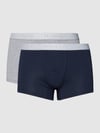 HANRO Trunks mit Label-Details im 2er-Pack Dunkelblau