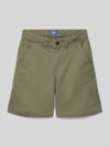 JACK & JONES Bermuda met steekzakken, model 'TONY' Olijfgroen