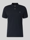 Marc O'Polo Poloshirt in fijn gestructureerde look Marineblauw