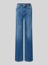 Liu Jo White flared fit jeans van katoenmix Jeansblauw