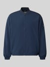 Pepe Jeans Regular Fit Bomberjacke mit College-Kragen Modell 'BELVEDERE' Marine